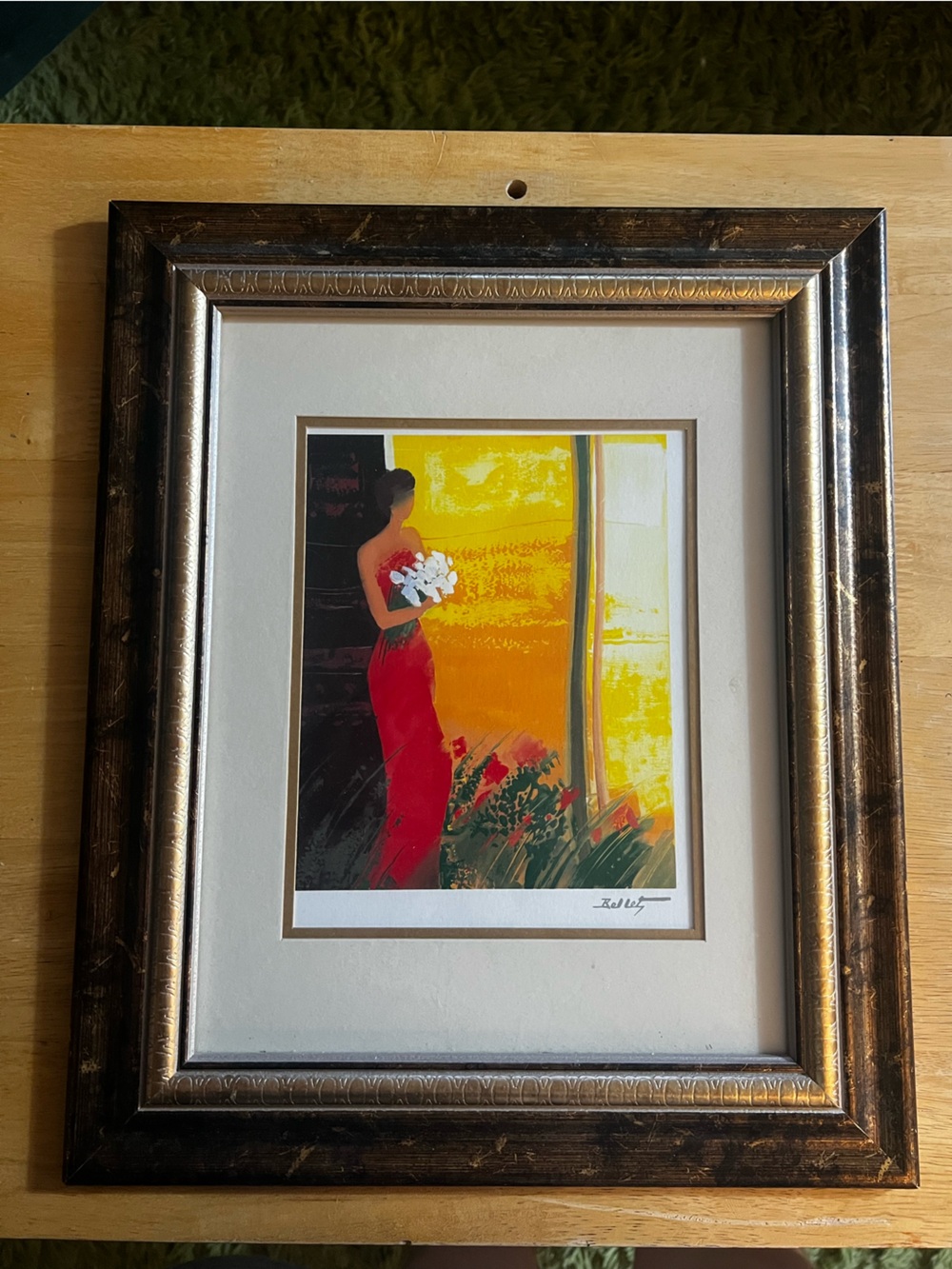 Pleine Floraison" 2002 Emile Bellet Signed   Seriolithograph